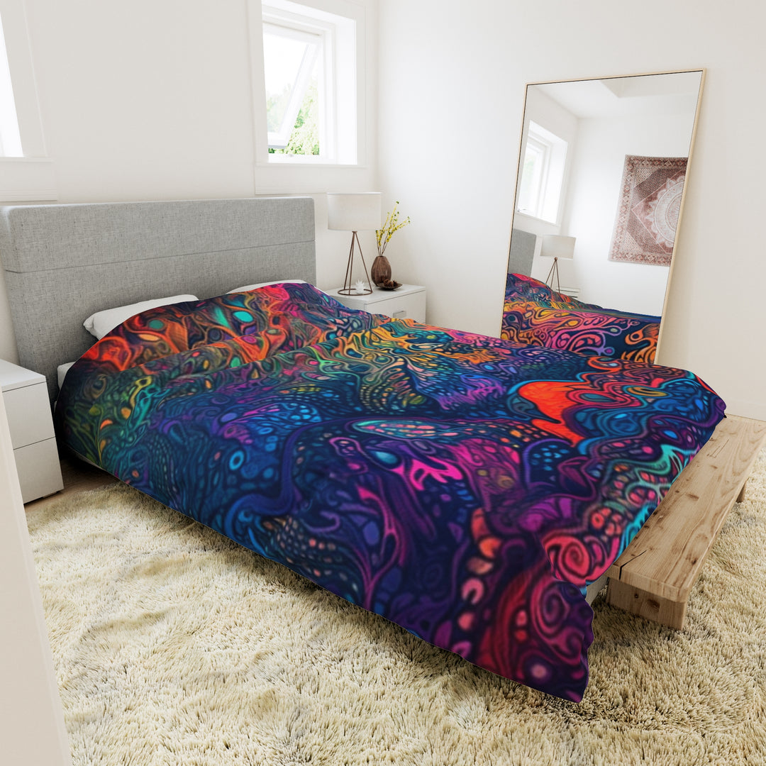 PSY PEAKOCK Duvet Cover